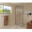 Maia 40 in. x 78 in. Framed Glass Shower Panel - Single Fixed Panel - Fluted-1902958872