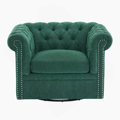 Chesterfield Swivel Club Chair
