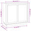 Sideboard 80x34x75 cm Engineered Wood-280166823