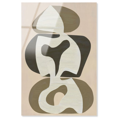 Shapes of Sage II Acrylic Modern Wall Decor by Art Remedy, Ready to Hang