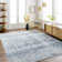 Tapis bleu / gris Swampscott