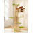 68.11" Green Standard Solid + Manufactured Wood Cat Tree