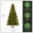 Dunhill Fir Slim Tree with Lights-105626654-105626651