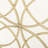 Iron Fireplace Protector, Overlapping Circle Pattern, Single, Gold Stylish Screen, Geometric Overlap, Single Panel, Golden Hue