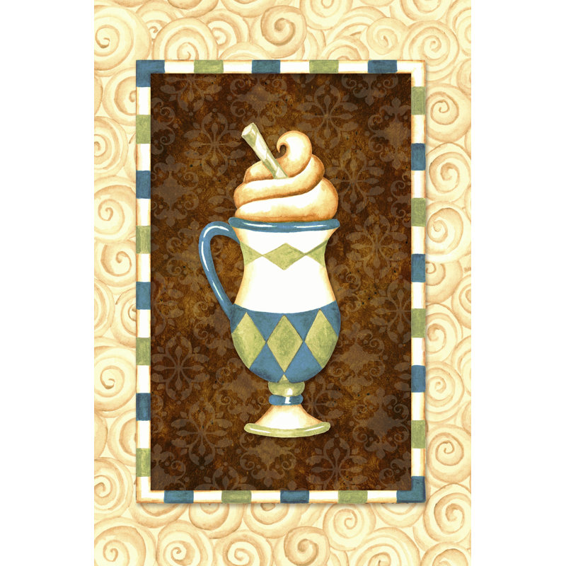 Mocha Latte III by Sydney Wright - Wrapped Canvas Painting, 76cm H x 51cm W