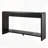 Modern 3-Drawer Console Table With Vertical Slats-1071413975