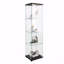 Display Cabinet, Modern Antique, Glass, With Led Lights, Quick-Assembly, Tempered Bookshelf