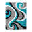 Skaghe Modern High-Low Sculpted Swirl Design Abstract Area Rug-355236825