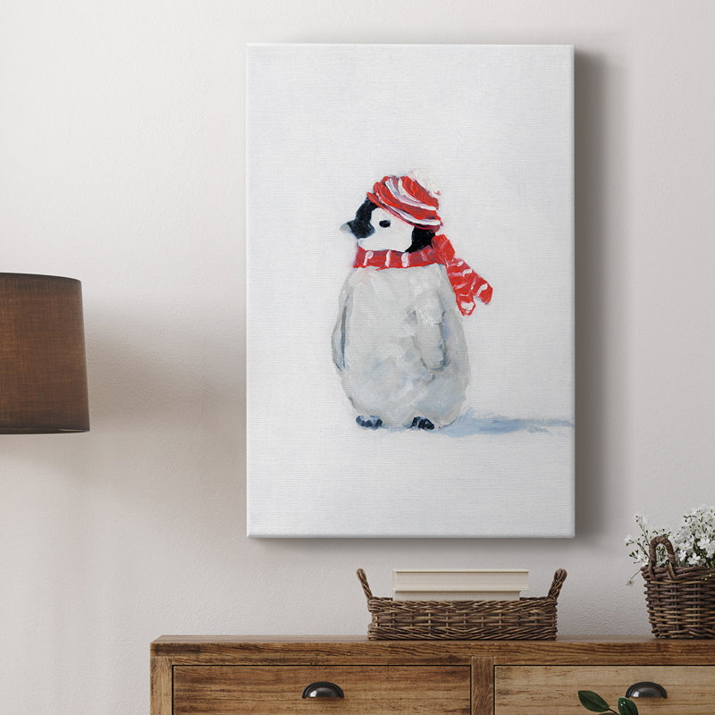 Penguin Play II - galerie sur mesure, H 18 po x l 12 po