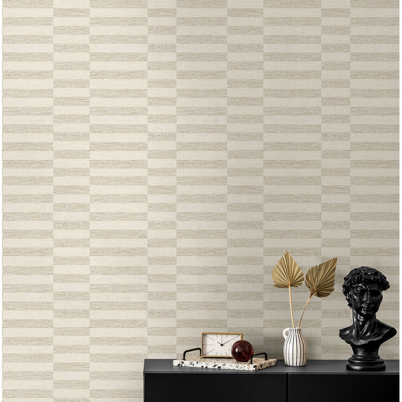 Papier peint adhésif naturel Stacy Garcia Home, Tanné