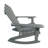 Reclining Wooden Outdoor Rocking Adirondack Chair-78973560