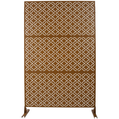 Écran d'intimité extérieur et intérieur H 76 po x l 48 po, écran d'intimité décoratif autoportant pour terrasse, balcon, panneaux de clôture d'intimité pour l'extérieur