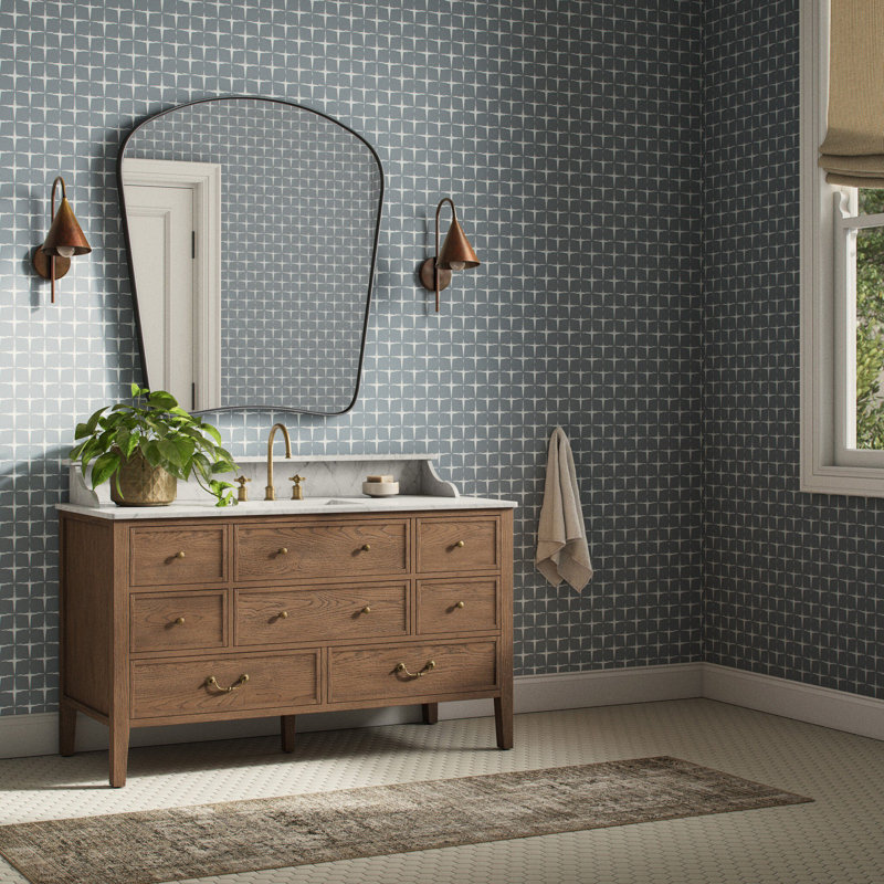 Blocking Wallpaper, 52"x132", Blocking Slate I