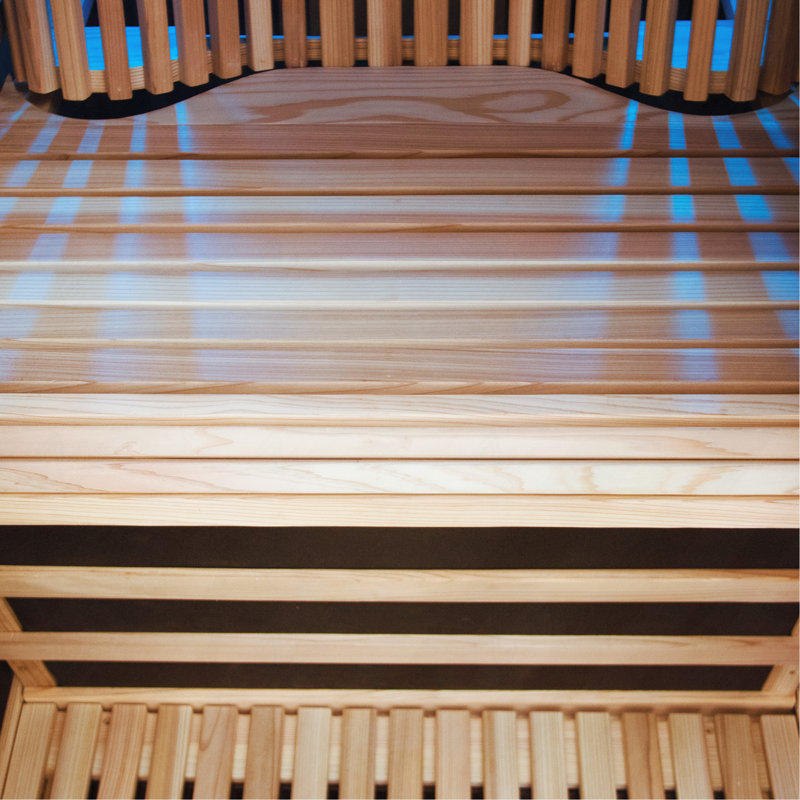 Single-Person Compact Wooden Home Sauna Cabin