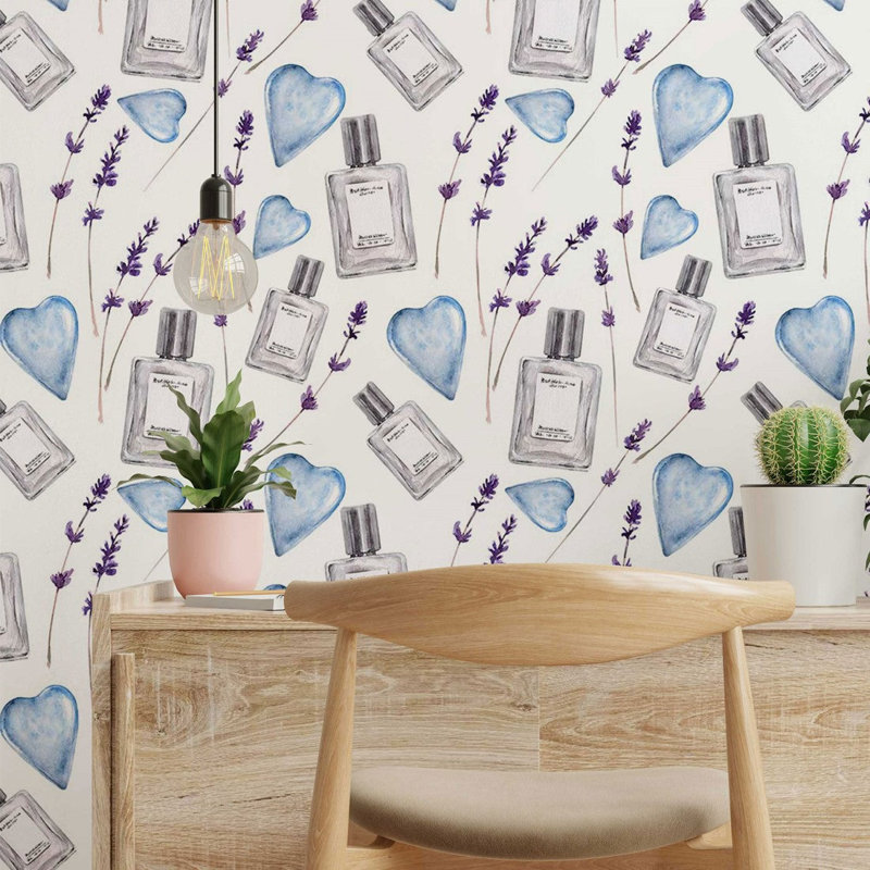 Rouleau de papier peint adhésif Delie Beauty L 8,5 pi x l 24 po