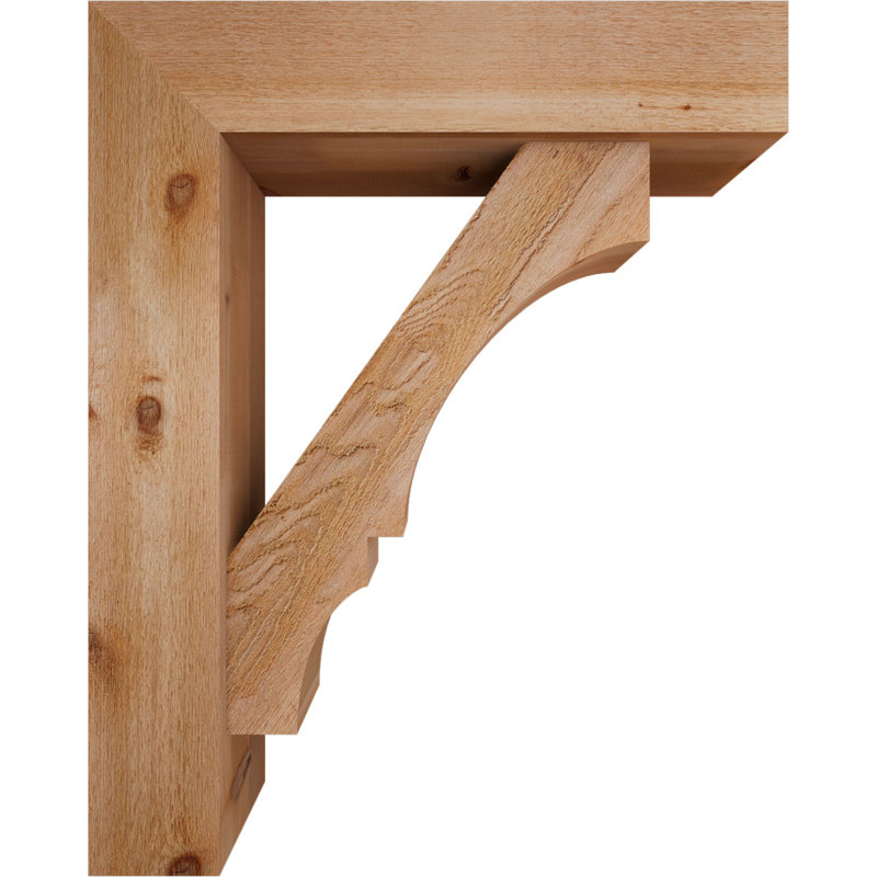 Support de bloc Balboa avec entretoise décalée, 40 x 32, Cèdre rouge occidental de l 8 po (scié brut)