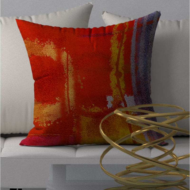 Housse de coussin carrée en épinette Coy, 18 po x 18 po