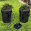 DWC Hydroponics Grow System Deep Water Culture with Top Drip 2 Buckets