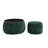 Round Storage Ottoman, 2 In 1 Function, Work As End Table And Ottoman,With Small Seat,Green(25"X25"X14.7")-1165592691