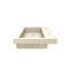 Lavabo de salle de bain en béton rectangulaire encastré sur le comptoir de 48 po fabriqué à la main NativeStone-37742373-113727922