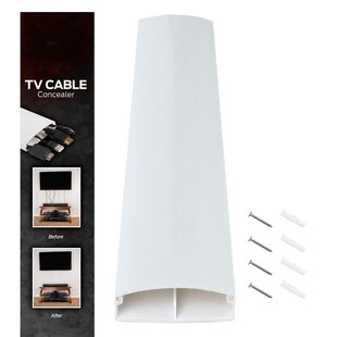 A+ Electric Wall Cord Hider 39Cable Cover for Tv Cable 3-4 Cables