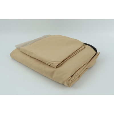 10X10 Ft Outdoor Gazebo Replacement Canopy - Tan. . Drain Holes To Water Accumulation. Net For A - Area Tan Top Cover. Protected Fabric. Keeps Out. Relax Outdoors