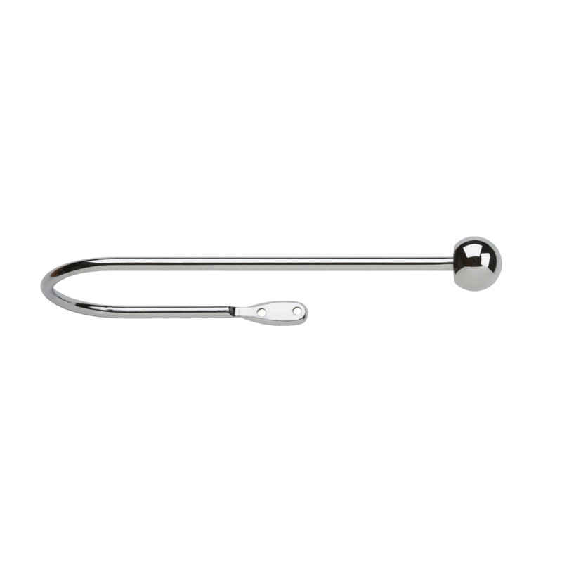 Curtain Holdback, 0.33cm H x 14cm W x 10.70cm D, Chrome