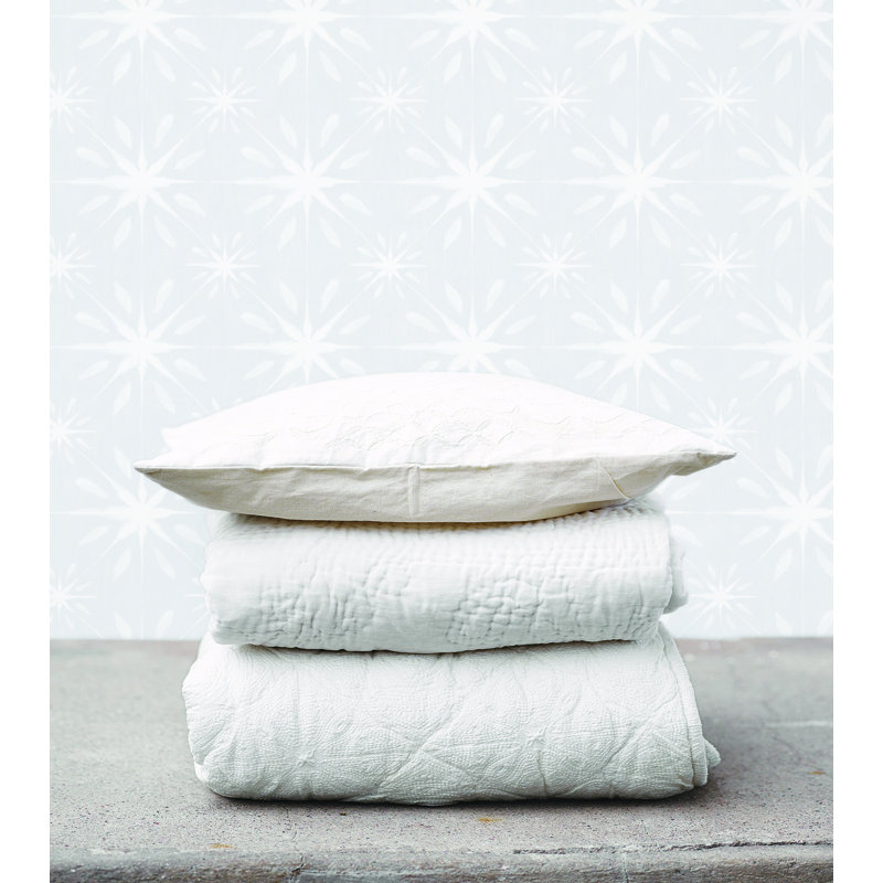 Ken Starburst 10m x 53cm Matte Wallpaper Roll, Grey