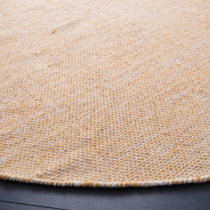Tapis de couleur unie en coton tissé à plat Montauk, Rectangle 2 pi x 3 pi