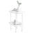 Sofa Coffee Table, Flower Shaped Tea Table, Modern Style End Table, Living Room Centre Minimalist Display Coffee Table with 2-Tier