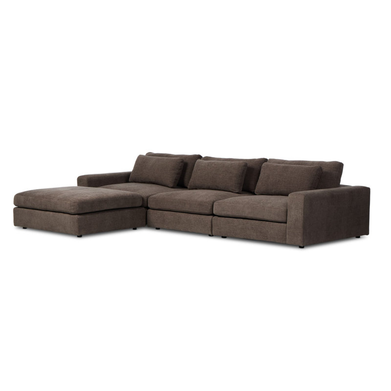 Bloor Modular Chaise Sectional, Landale Charcoal