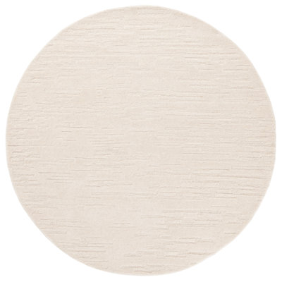 Marqueeta Hand Tufted Wool/Pet/Cotton Abstract Rug in Ivory