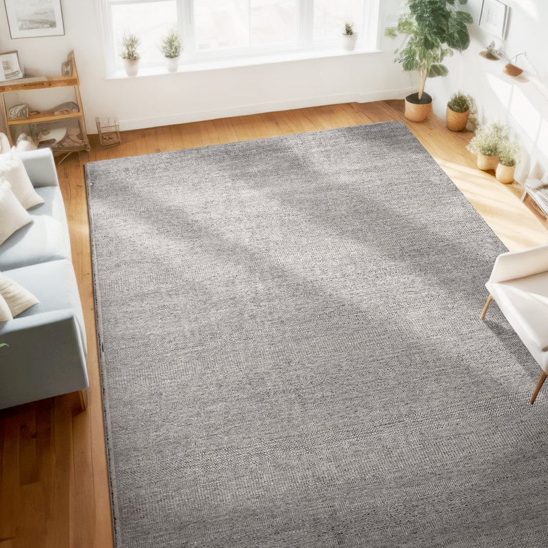 Area Rug in Charcoal, Rectangle 12' x 15'