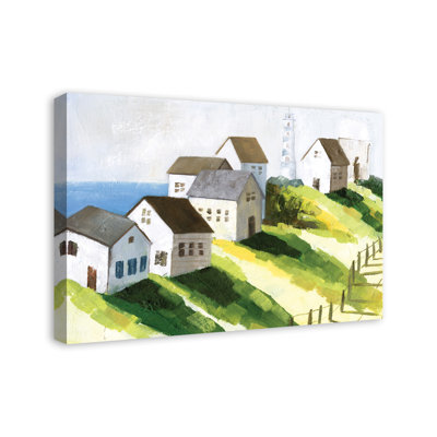 Coastal Town - Painting on Canvas