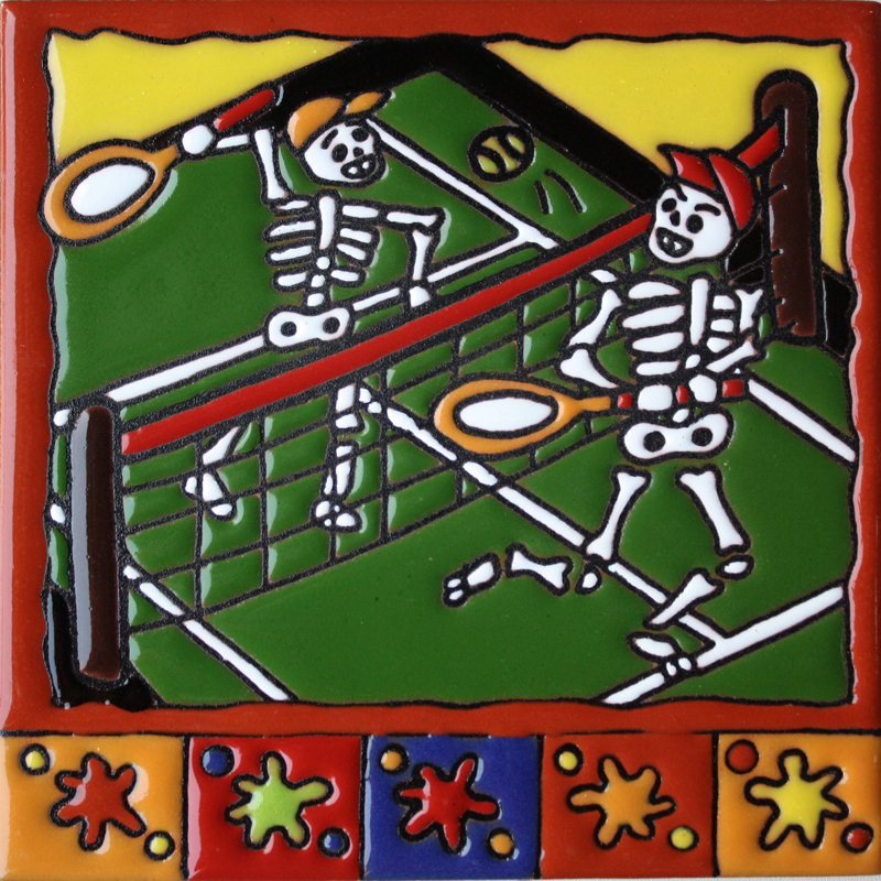 TalaMex Tennis. Carreau d'argile Day-Of-The-Dead