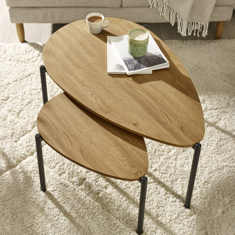Taniyha Three Leg Coffee Table, Oak