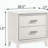 White 2-drawer Nightstand-467094380