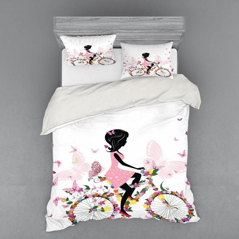 Ensemble de housse de couette bicycle, Housse de couette grand + 3 pièces supplémentair