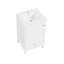 Meuble-lavabo de 20 po avec lavabo, armoire de salle de bain avec porte à fermeture douce, support de rangement et tiroir