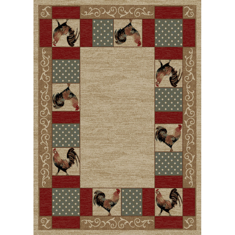 Tapis beige Seagle, Rectangle 8 pi x 10 pi