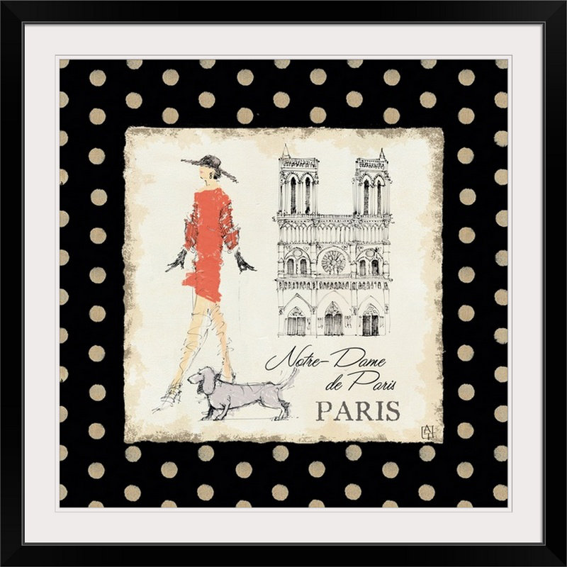 «Mesdames à Paris» par Aimy, impression, H 30 po x l 30 po x P 1,5 po, Toile