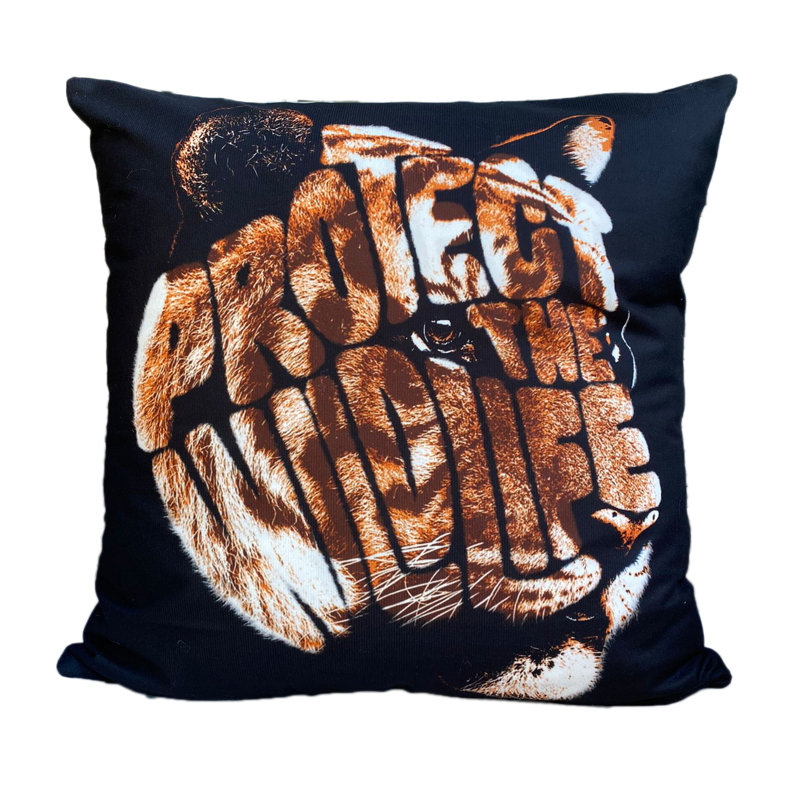 Nelms Animal Print Square Euro Cushion Cover