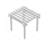 Backyard Discovery Beaumont 10' x 10' Cedar Wood Outdoor Patio Pergola Kit with Trellis Roof and PowerPort