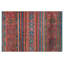Tapis rouge / bleu en polyester tissé à la machine Trini-36943352