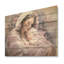 «Marys Maternal Mauve Christanism - Christianity Wood», art mural sur bois de pin naturel-1923290230