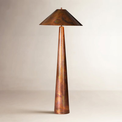 Erlea Maxson 66.5'' Polished LED Traditional Floor Lamp