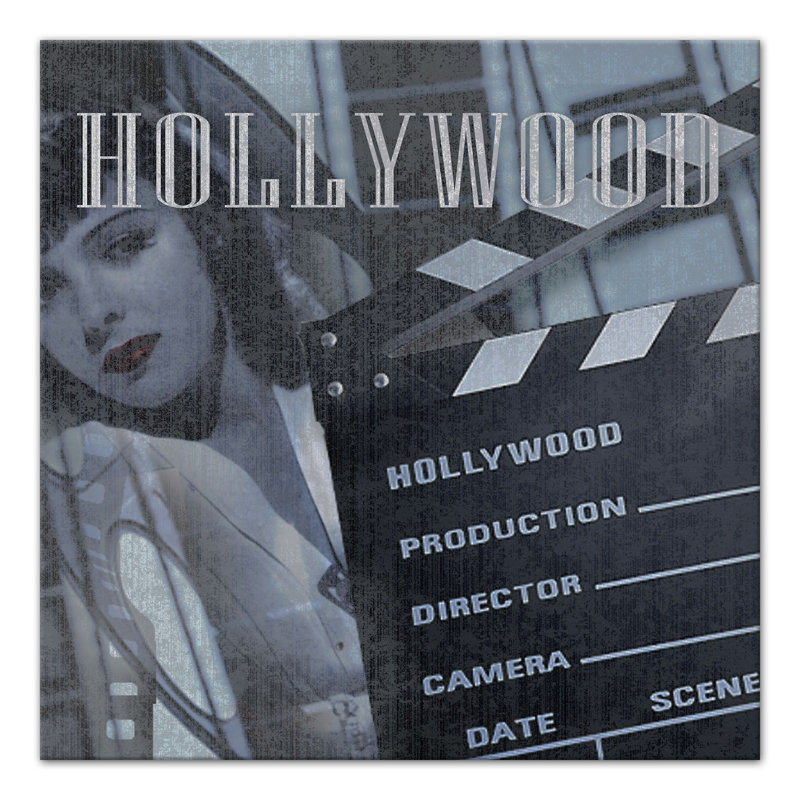 " Hollywood Production ", 24" H x 24" W x 1.25" D