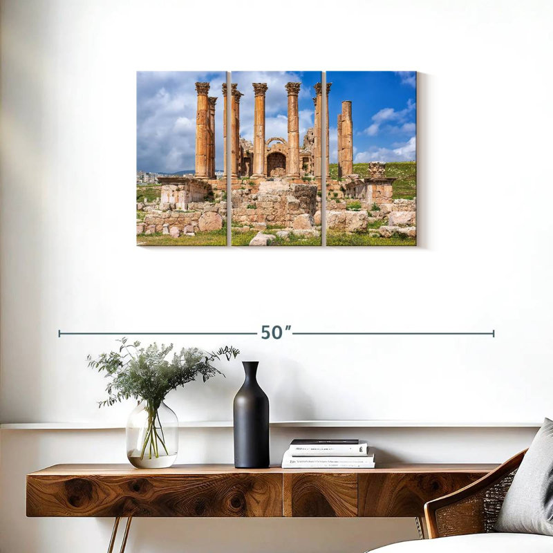 Temple d’Artémis en Jourdain, H 20 po x l 33 po