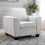 Fauteuil 1Pc de style transitionnel avec accoudoirs souples et accoudoirs fuselés pour salon principal-1703798537