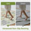 Tapis floral vert / beige antidérapant lavable à la machine Bloom-1590878323-1590878320